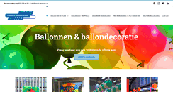 Desktop Screenshot of amazingballoons.nl