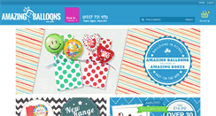 Desktop Screenshot of amazingballoons.co.uk